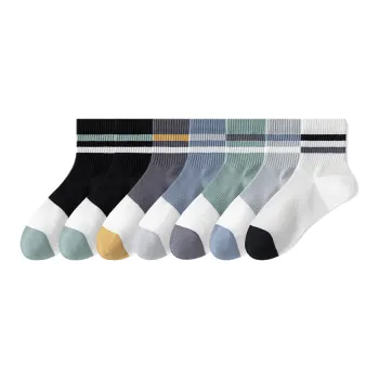 Lan Miao Mid Calf Socks Men's 7 Pack