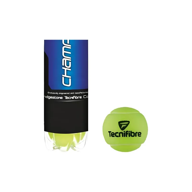 TECNIFIBRE Champion One Tennis Balls Rubber Training Ball Sports Yellow-3