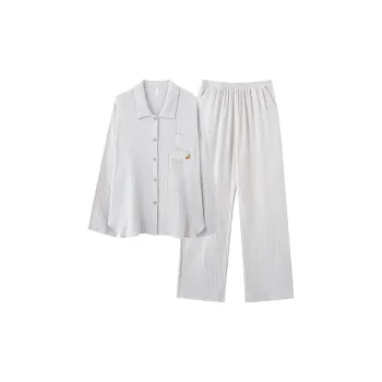 Dream Heart Pajama Set Women's Gray