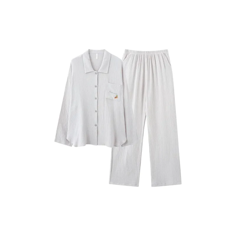 Dream Heart Pajama Set Women's Gray-0