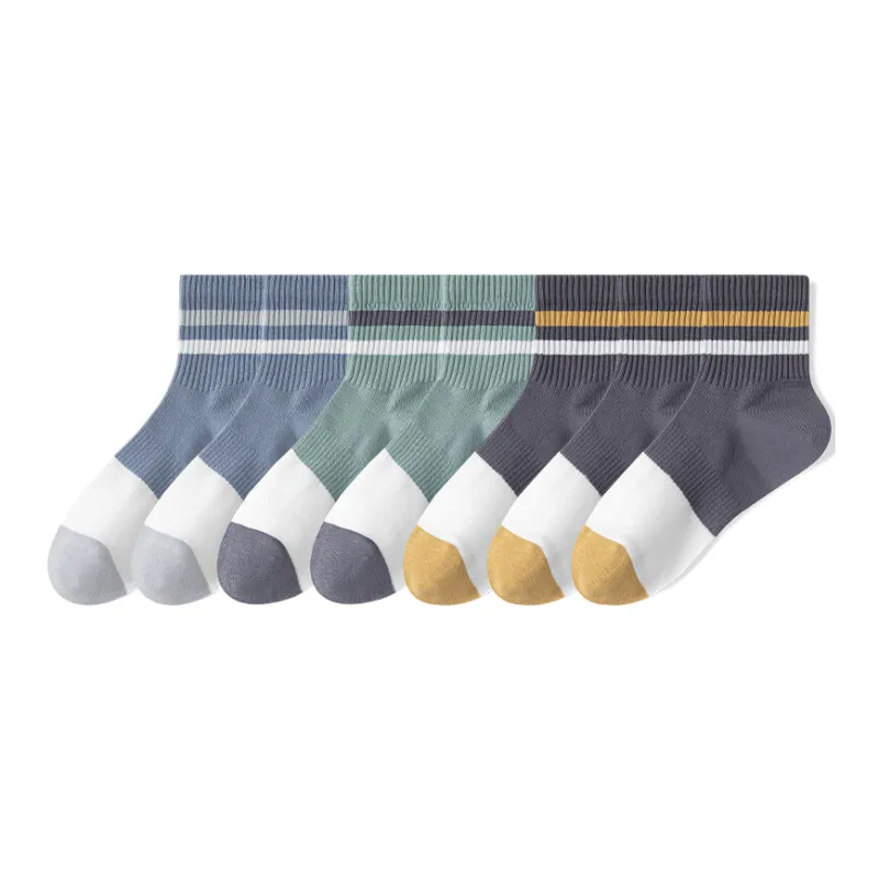 Lan Miao Mid Calf Socks Men's 7 Pack-6