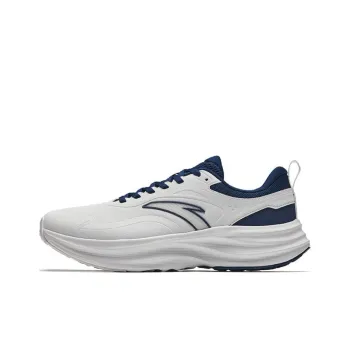 Anta Light Cloud Cushioning Lightweight Rebound Low Top Casual Running Shoes Men's Gray