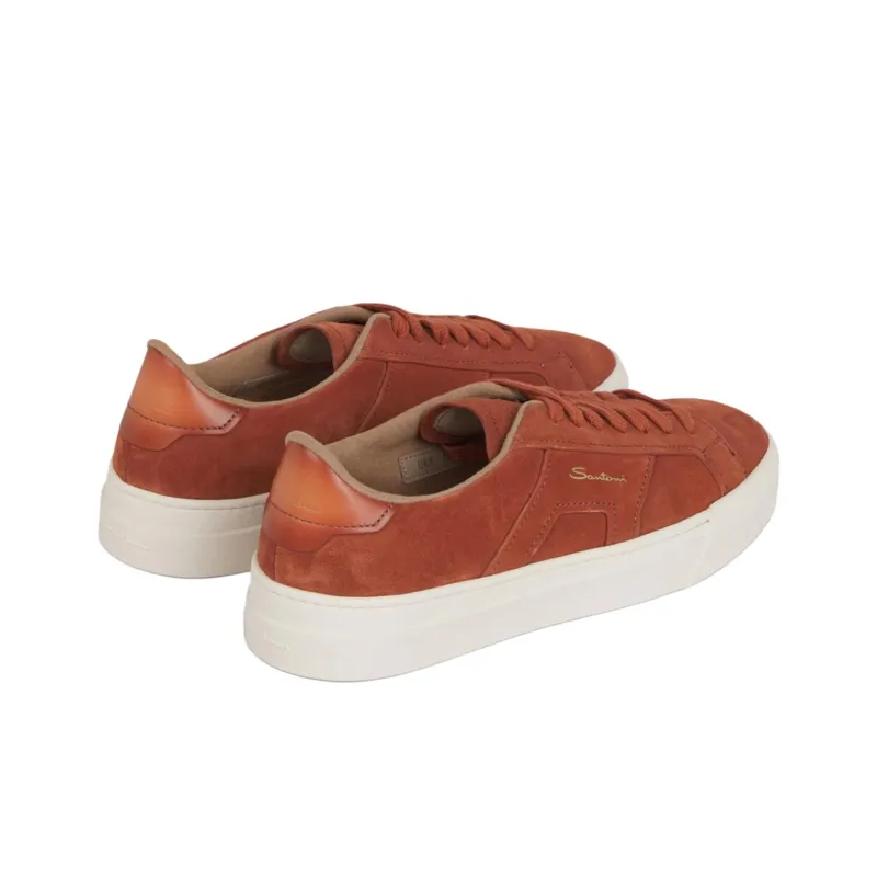 Santoni Logo print Trainers-3