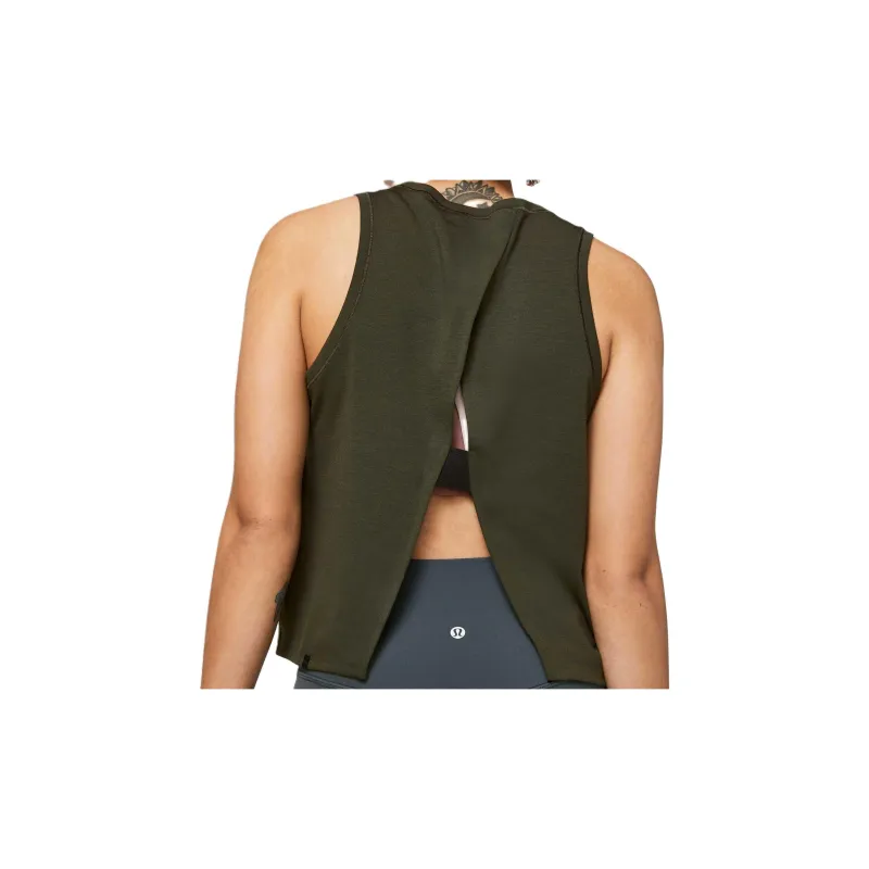 Lululemon Minimal Sport Vests Women's Dark Olive Green-1