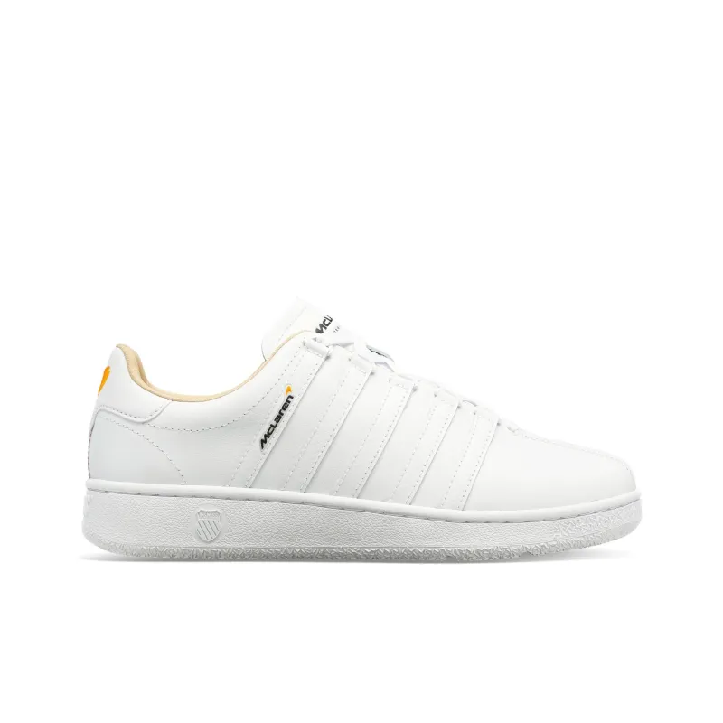 KSWISS CLASSICVNXMCLAREN Anti Slip Wear Resistant Low Top Skateboard Shoes Women's White-1