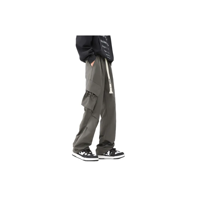 David Bakken Cargo Pants Wide Leg Casual Pants Unisex-14