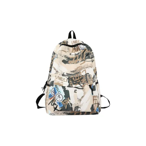 Barang Bear Nylon Backpack Unisex Multicolor