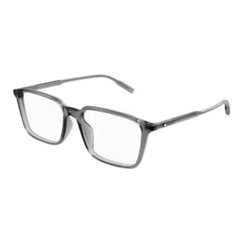 MONTBLANC Acetate Square Eyeglass Frames Men's Gray