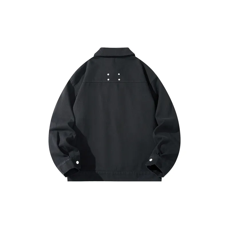 RED DRAGONFLY Denim Jacket Unisex Black-1