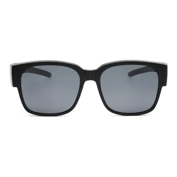OYEA TR90 Irregular Shape Sunglasses Unisex Sand Black Ink Blue Crescent White