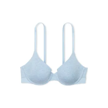 Victoria's Secret The T-shirt Lightly Lined Cotton Demi Bra/Light Blue Bra Women's Light Blue