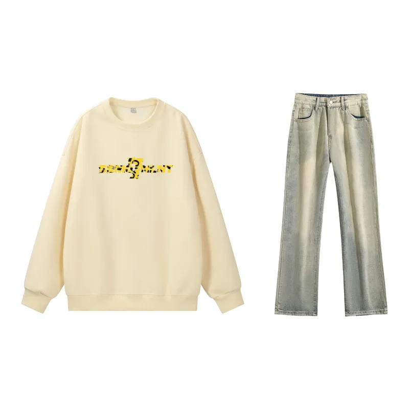 SUNSETMONENT Sweatshirt Set Unisex-39