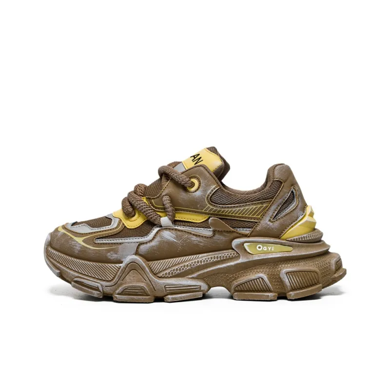 JX Anti-Slip Wear-Resistant Low-Top Chunky Sneakers Men's-9