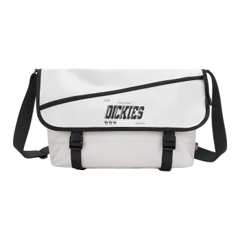 Dickies Polyester Messenger Bag, Shoulder Bag, Crossbody Bag Regular Unisex Ecru