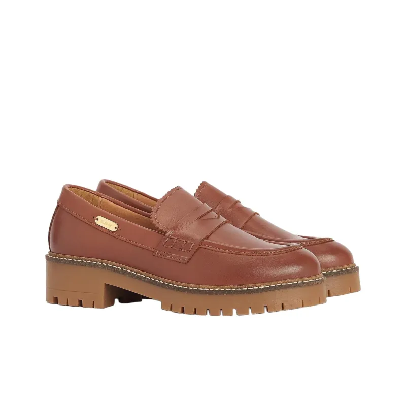 BARBOUR Norma Loafers Women's Brown-2