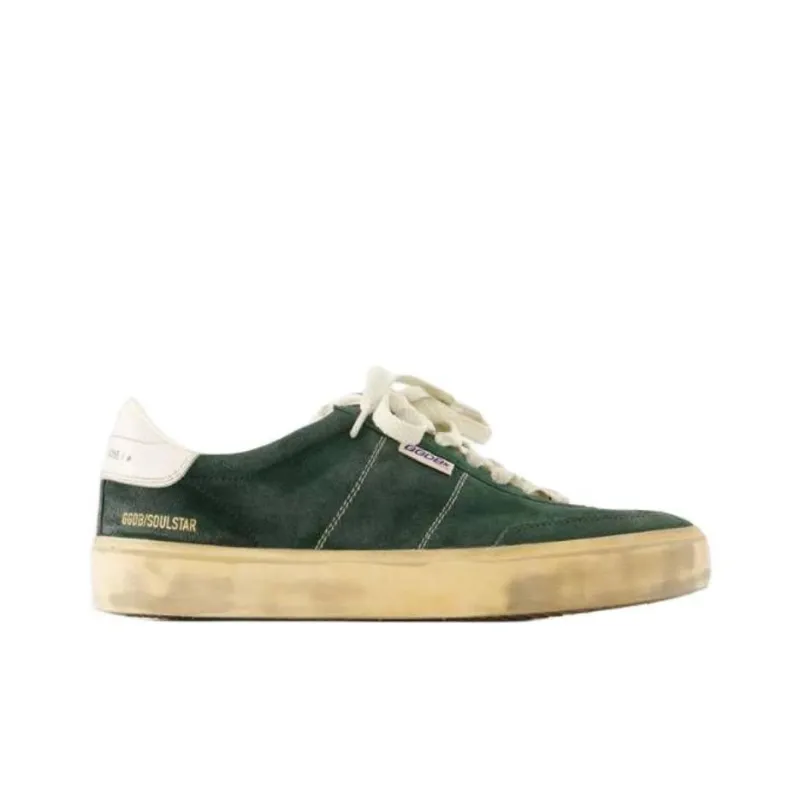 Golden Goose Soul Star Low Top Skateboard Shoes Men's Green-1