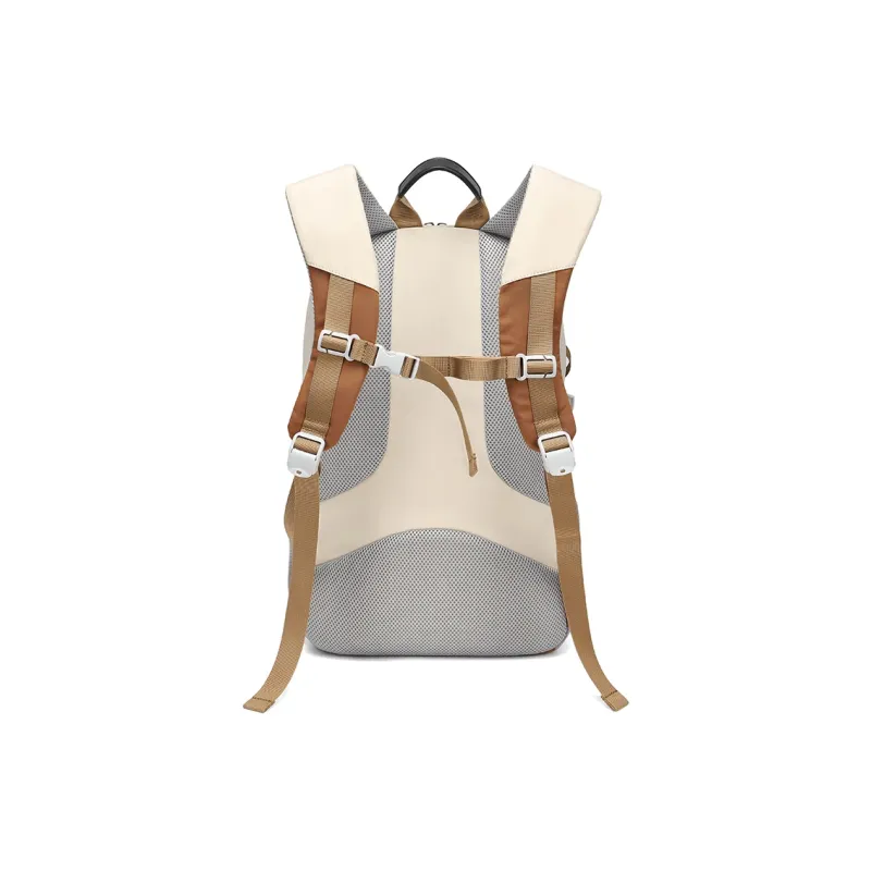 MashaLanti Nylon Fabric Backpack Hiking Bag Regular Unisex Apricot-4