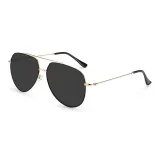 Black Gold Frame Polarized Gray