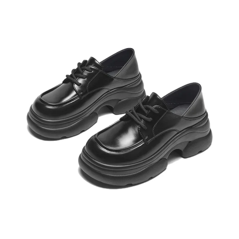 Hotwind Casual Single Shoes 6CM Women's Black-3