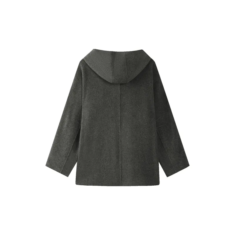 THE SEA LIFE Velvet feel Coat Women's Clover Gray-1