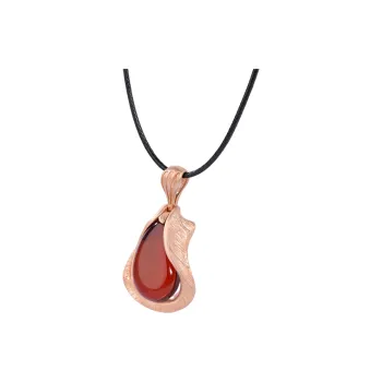 S&A S925 Silver Amber Fine Jade Necklaces Women's