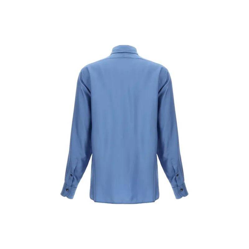 TOM FORD Pleated Long Sleeved Shirt-1