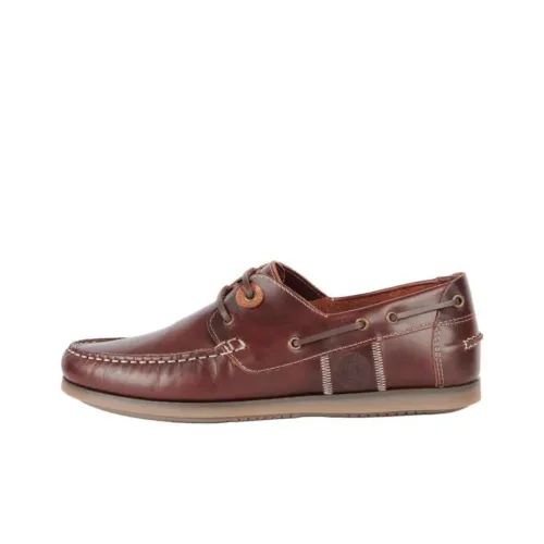 BARBOUR Wake Boat Shoes Men's Brown