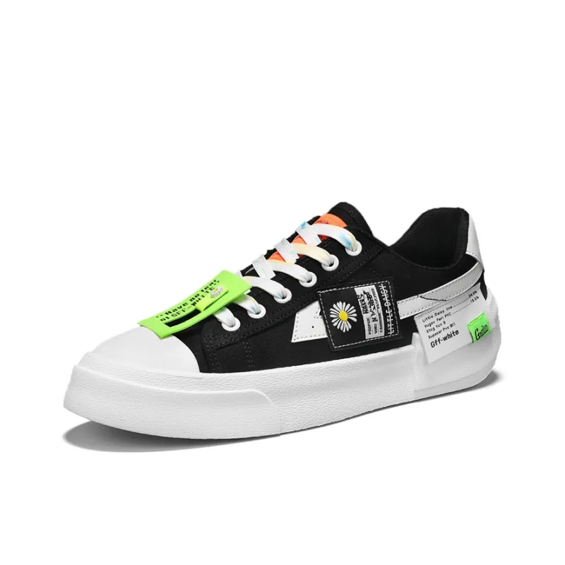 Little Daisy Small Daisy Height Increasing Wear-Resistant Breathable Slip-Resistant Low-Top Skateboard Shoes Men's-17