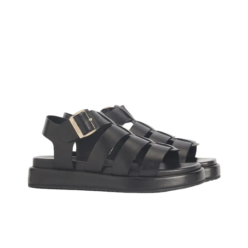 BARBOUR Charlene Roman Sandals Women's Black-2