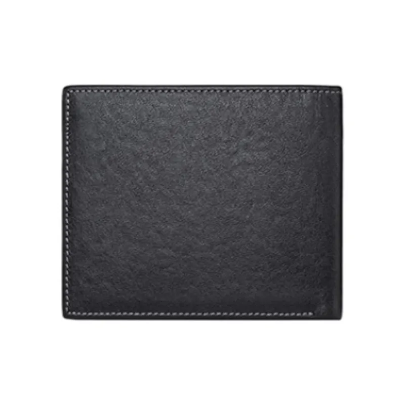 GOLDLION Top Grain Genuine Leather Wallet Men's Black-2
