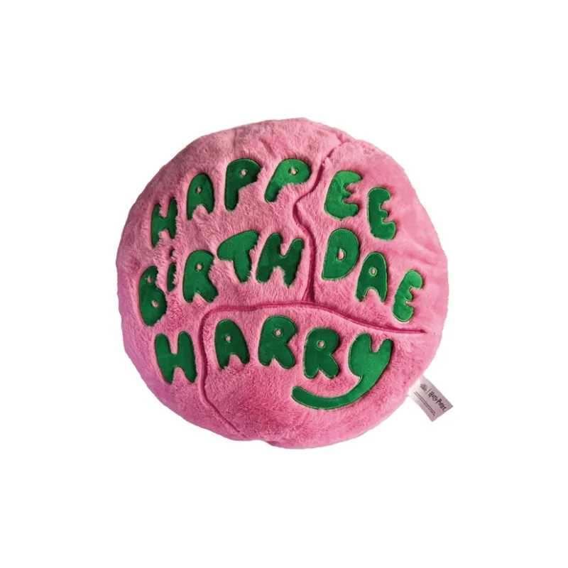 Comefor Harry Potter Hagrid Cake Collection Plush Throw Pillow One Shoulder Crossbody Bag Metal Badges-2