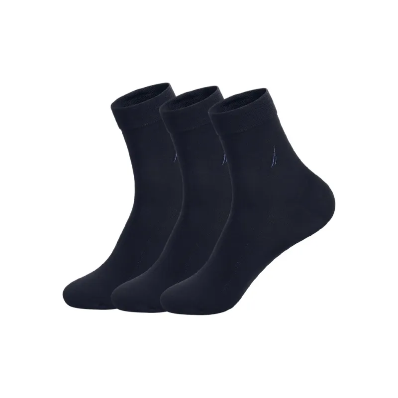 NAUTICA UNDERWEAR Mid Calf Socks Men's 3 Pack-4