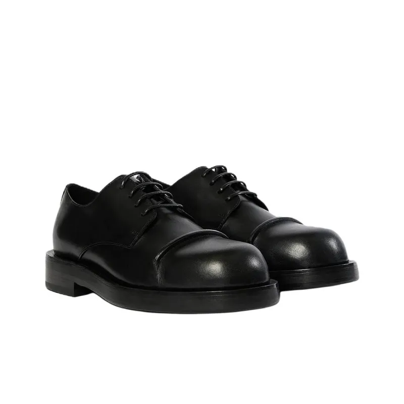 Ann Demeulemeester Dex Pintuck Dress Shoes Men's Black-2