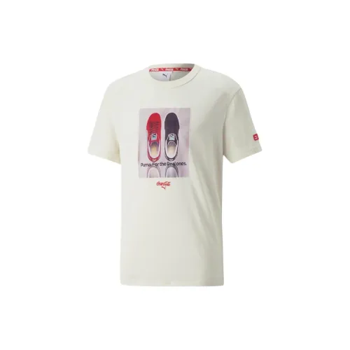 PUMA X Coca-Cola T-Shirts Men Ivory White