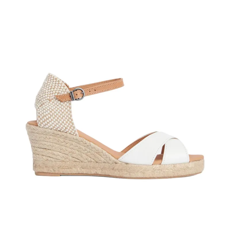 BARBOUR Falmouth Strap Sandals Women's Beige-1