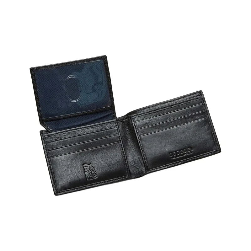 STEVE MADDEN Leather Wallet Men's Black-1
