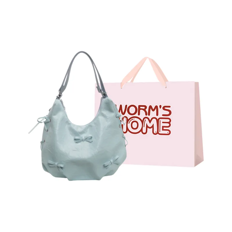 Worm's Home Artificial Leather One Shoulder Crossbody Backpack Women's Multicolor-16