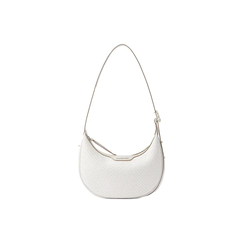 AMAZING SONG Cow Leather Shoulder Bag, Handbag Trumpets Women's Elegant Black/Pistachios White-8