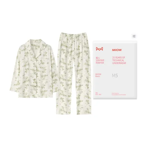 MIIOW Pajama Set Women's Matcha