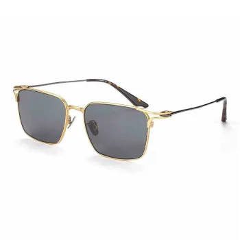MORTON MUNCH Titanium Square Sunglasses Men's