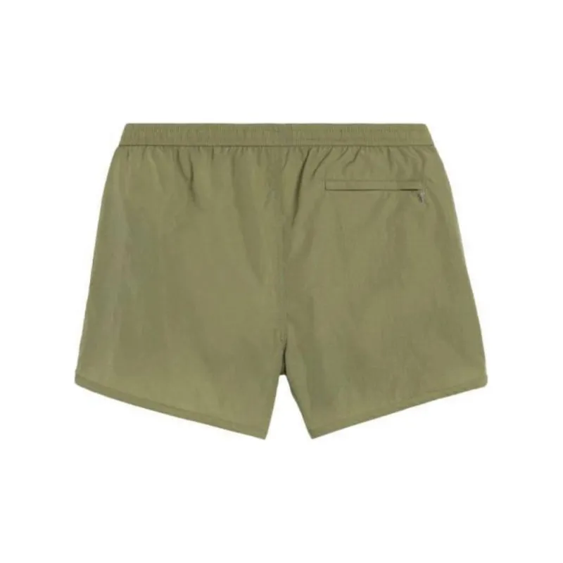 AMIPARIS Logo Plaque Elasticated Waistband Swim Shorts-1