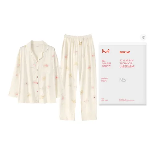 MIIOW Pajama Set Women's Gift Box Set Apricot