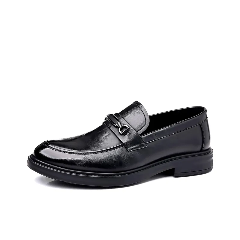 Bull charm Men's Casual Shoes Men Low Top Black/Brown-0
