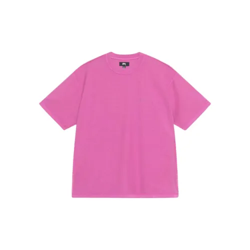 Stussy 2024 Autumn Series T-Shirts Unisex Magenta