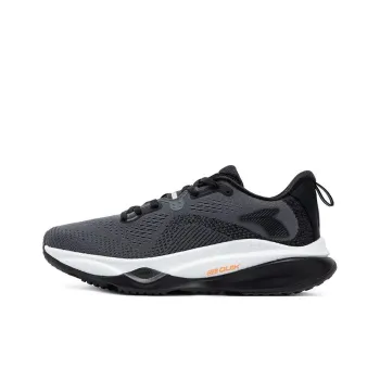 361° Red Flame 4 Cushioning Anti Slip And Wear Resistant Low Top Casual Running Shoes Men's Gray Black