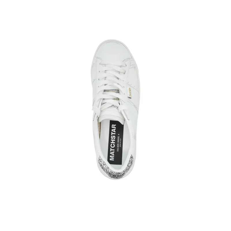 Golden Goose Matchstar Low Top Skateboard Shoes Women's White-4