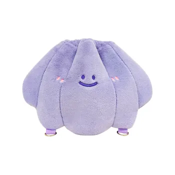 Crooked Melon Production Plush, Polypropylene PP Cotton Backpack Regular Unisex Purple