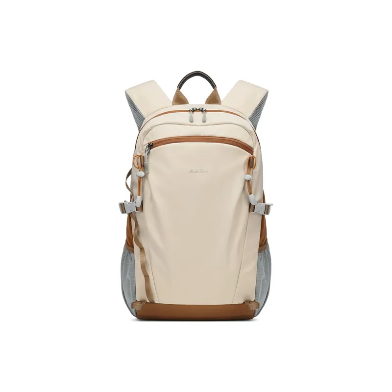 MashaLanti Nylon Fabric Backpack Hiking Bag Regular Unisex Apricot-1