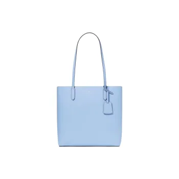 Kate Spade Cross-Patterned PVC Tote Bag Shopping Bag Shoulder Bag Handbag Regular Women's Meconopsis Sky Blue