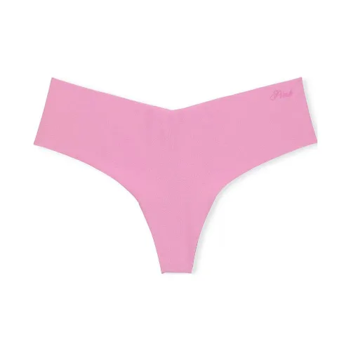 Victoria's Secret PINK No-Show Cheeky Panty / Moonstone Pink Underpants Women's 1 Pack Pink